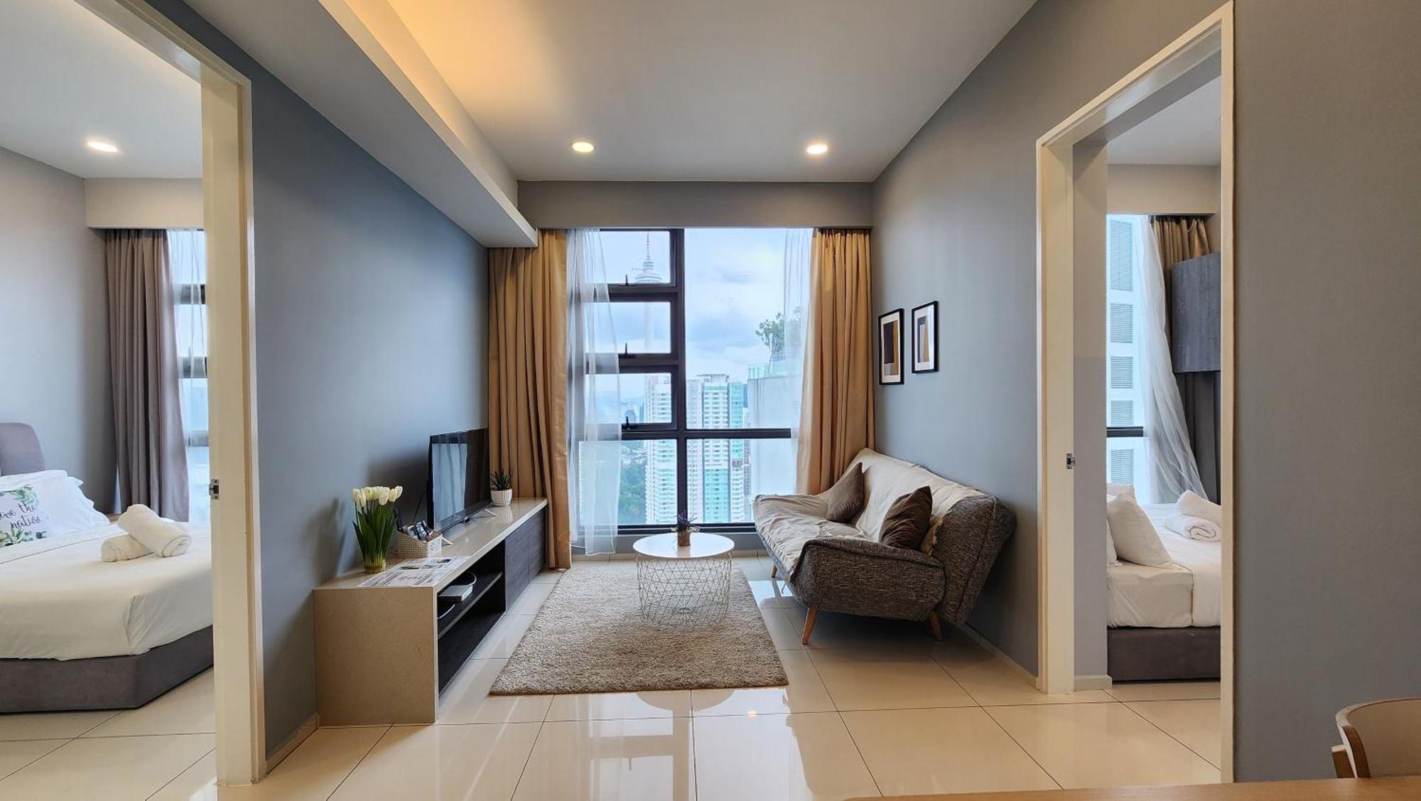 Apartamento Skyline View In Bukit Bintang The Robertson 42F Kuala Lumpur Exterior foto
